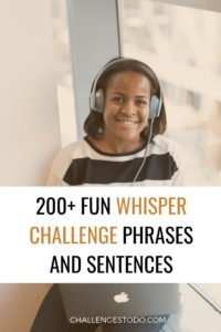whisper game phrases